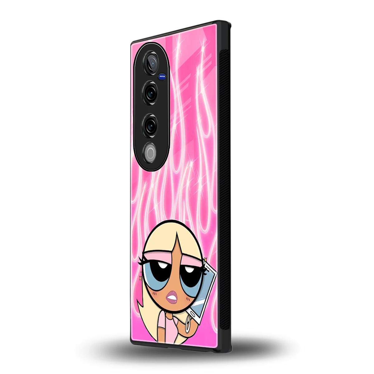 Chic Blaze vivo v40 pro mobile cover | shockproof glass phone case