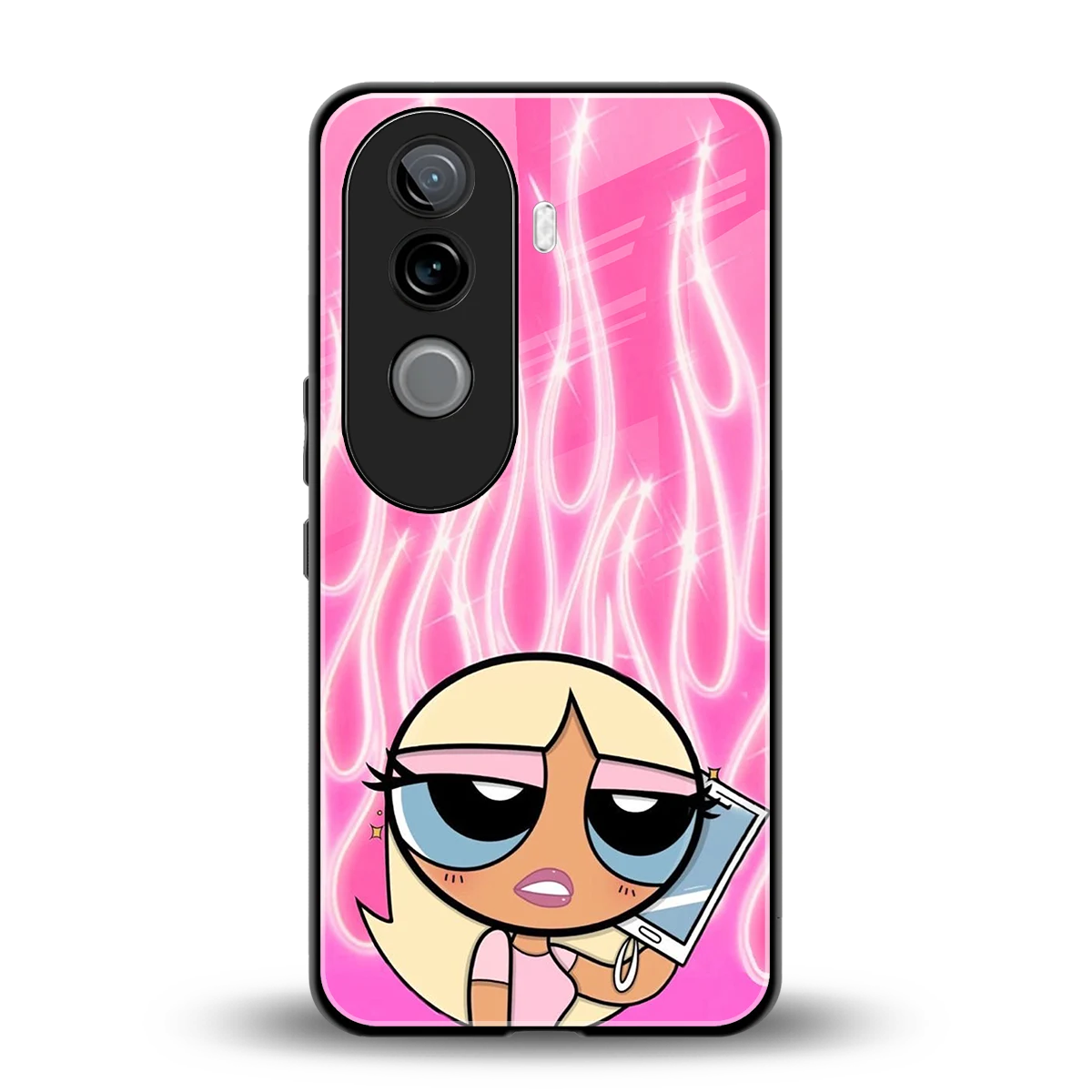 Chic Blaze back phone cover | glass case for vivo v40e