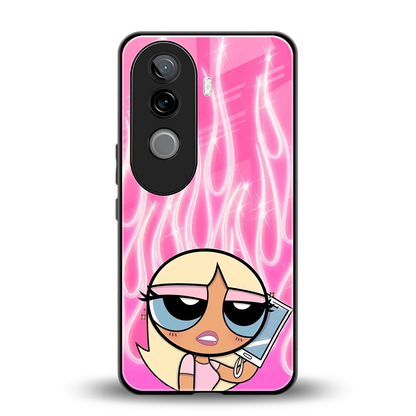 Chic Blaze back phone cover | glass case for vivo v40e