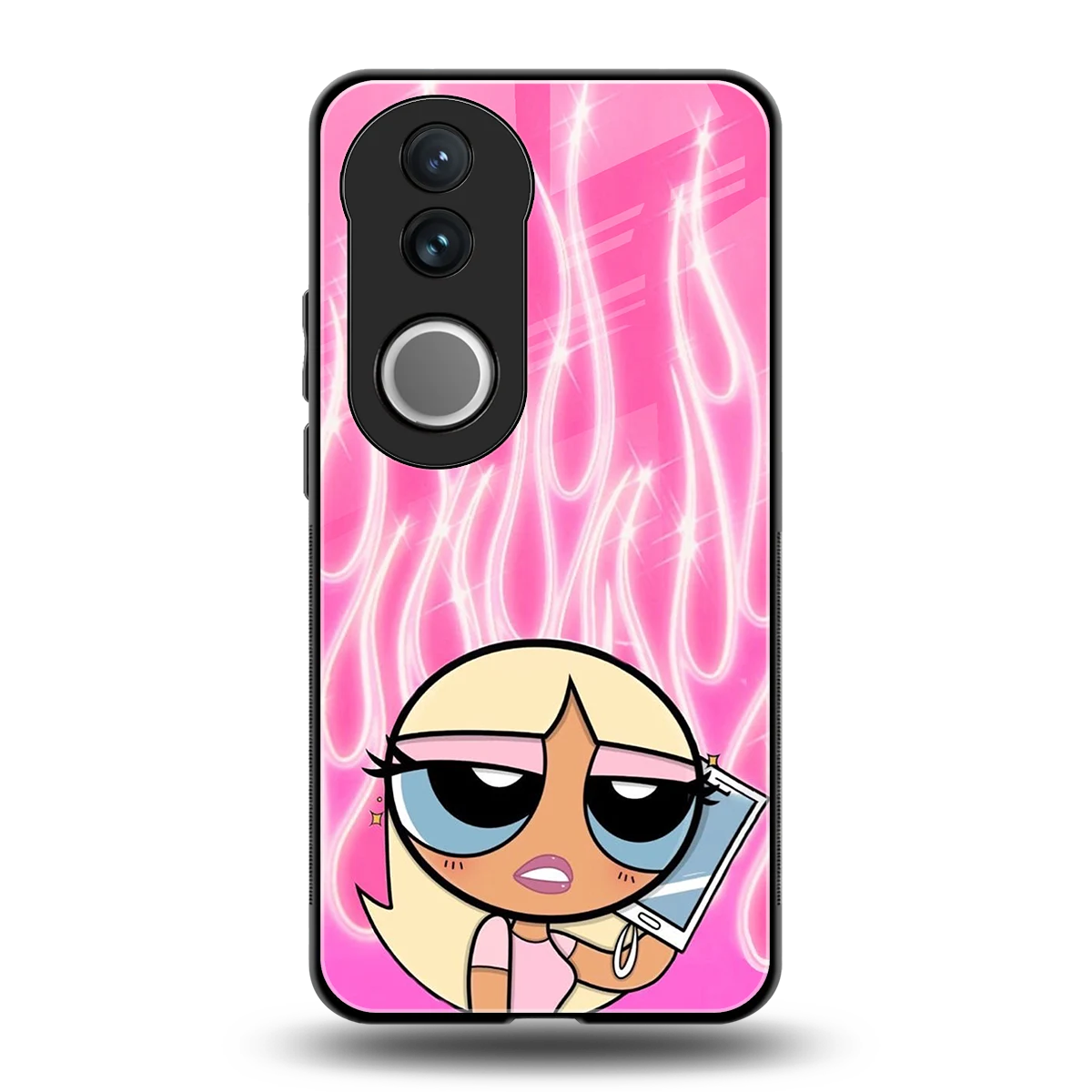 Chic Blaze back phone cover | glass case for vivo v50