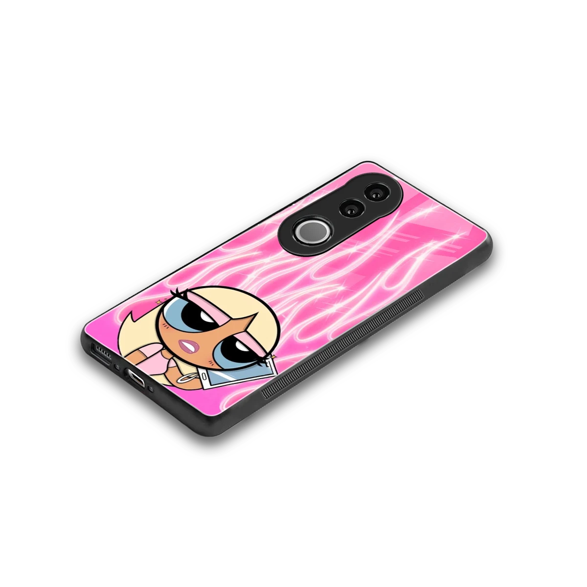 Chic Blaze stylish phone case for vivo v50 | glossy glass and slim fit