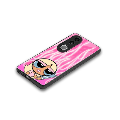 Chic Blaze stylish phone case for vivo v50 | glossy glass and slim fit