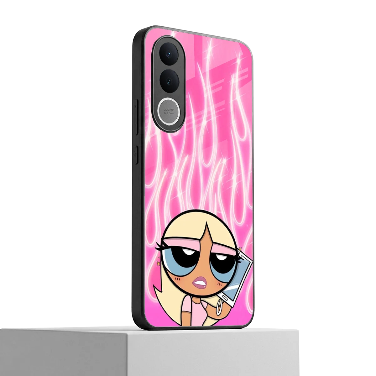 Chic Blaze vivo v70 fe mobile cover | shockproof glass phone case