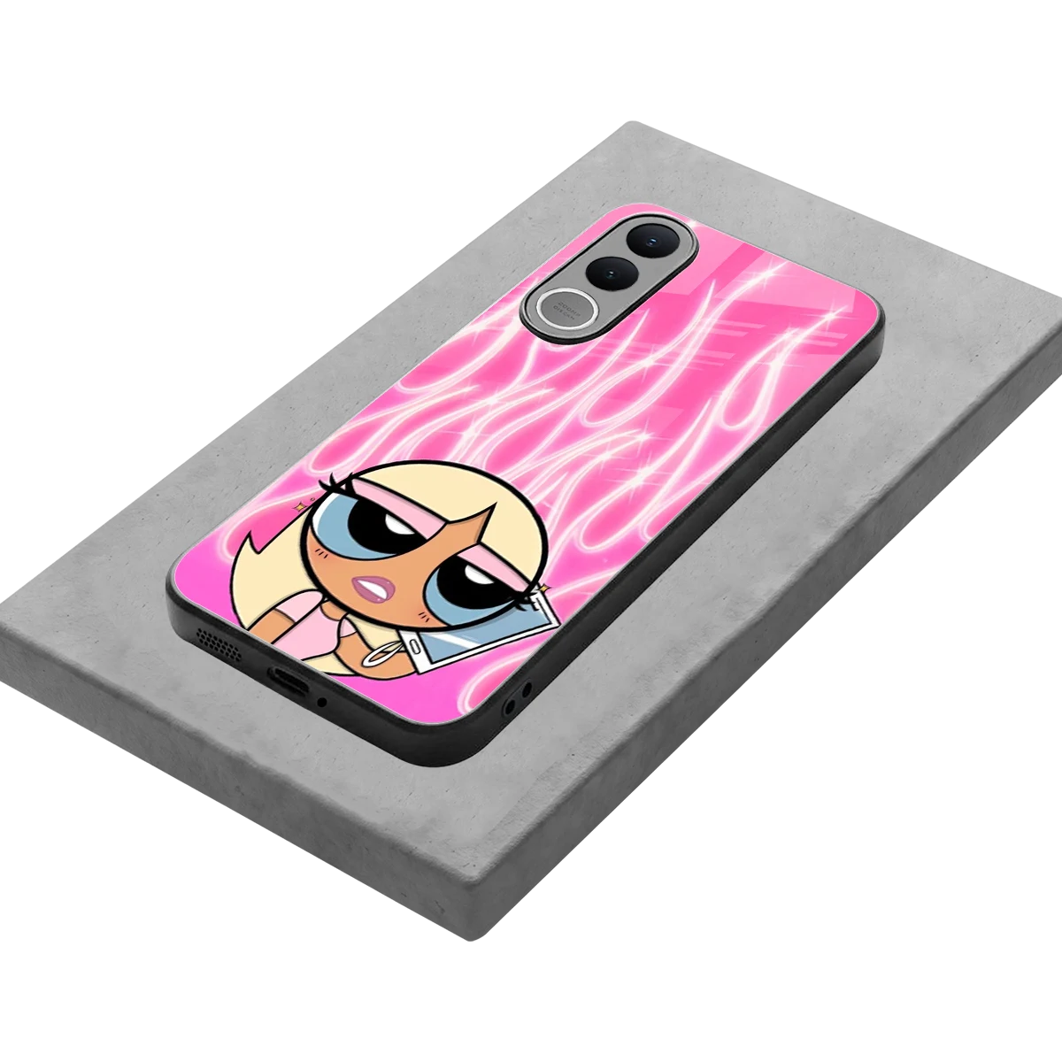 Chic Blaze stylish phone case for vivo v70 fe | glossy glass and slim fit