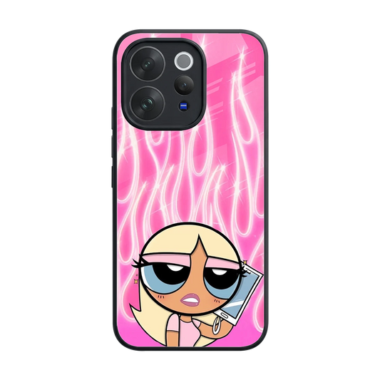 Chic Blaze back phone cover | glass case for vivo v70