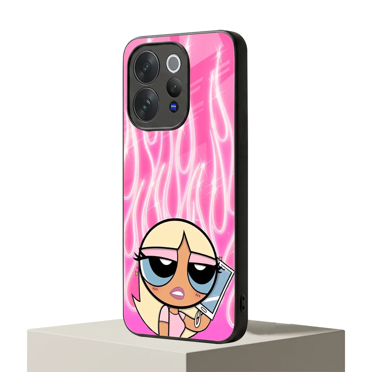 Chic Blaze vivo v70 elite mobile cover | shockproof glass phone case