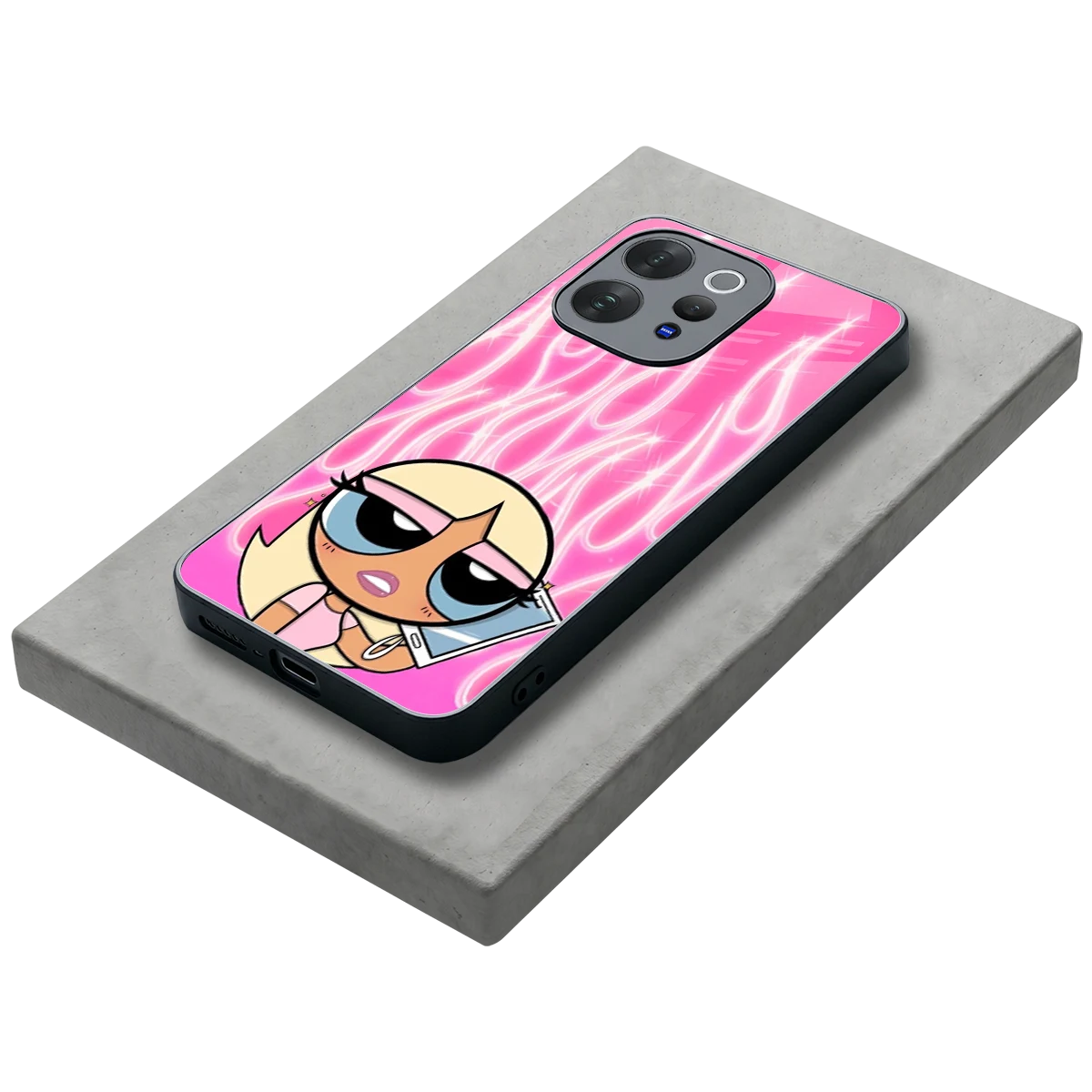 Chic Blaze stylish phone case for vivo v70 | glossy glass and slim fit