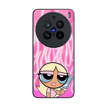 Chic Blaze back phone cover | glass case for vivo x200 pro
