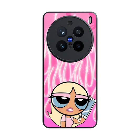 Chic Blaze back phone cover | glass case for vivo x200 pro