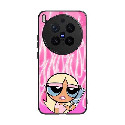 Chic Blaze back phone cover | glass case for vivo x300 pro