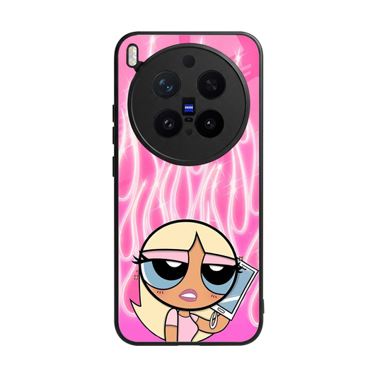 Chic Blaze back phone cover | glass case for vivo x300 pro