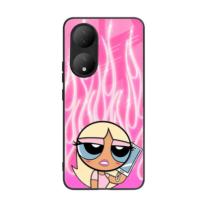 Chic Blaze back phone cover | glass case for Vivo-y100
