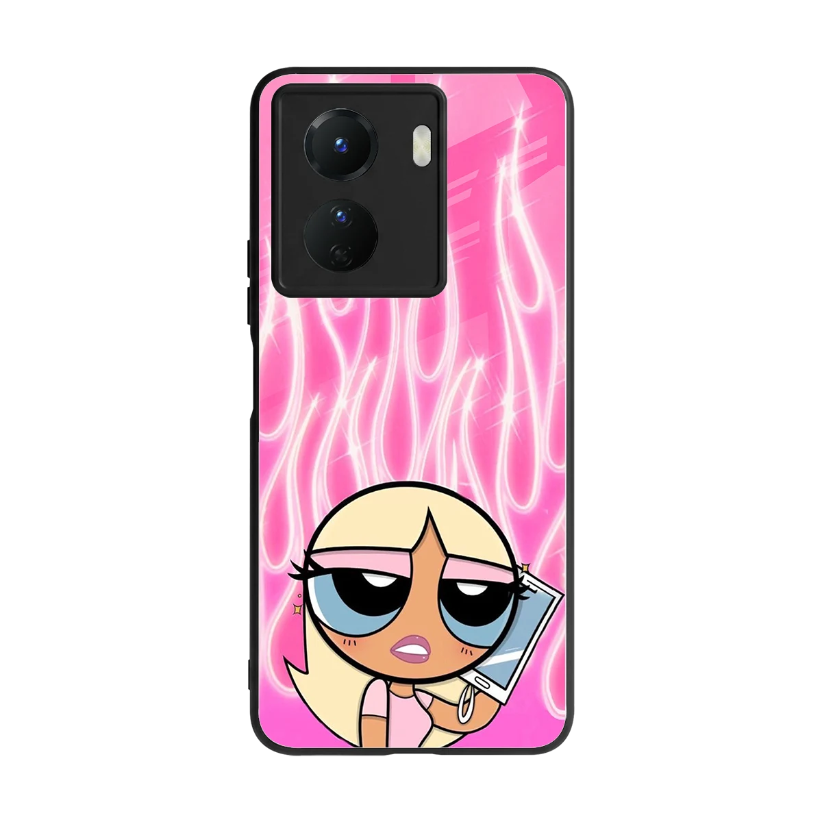 Chic Blaze back phone cover | glass case for vivo y16