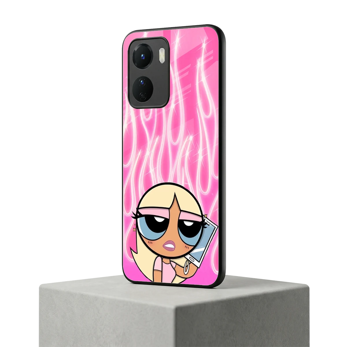 Chic Blaze vivo y16 mobile cover | shockproof glass phone case