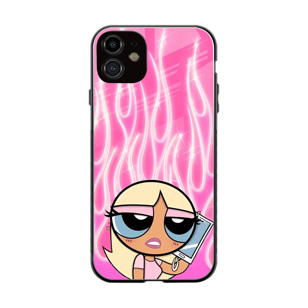 Chic Blaze back phone cover | glass case for iphone 11