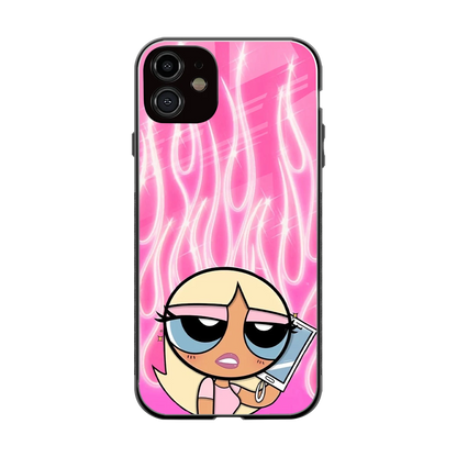 Chic Blaze back phone cover | glass case for iphone 11