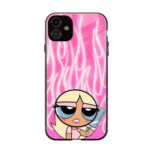 Chic Blaze back phone cover | glass case for iphone 11