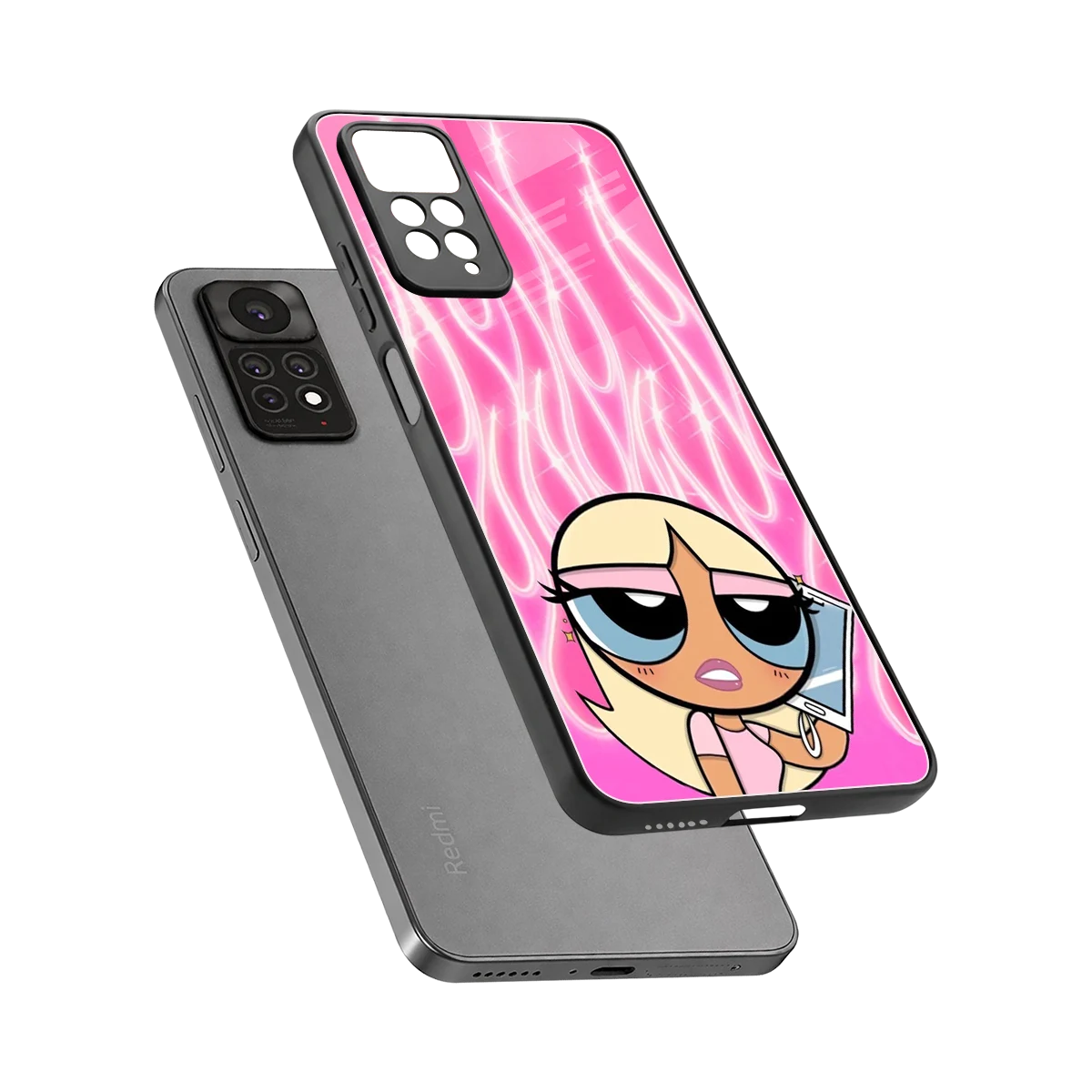 Chic Blaze sleek redmi note 11 pro cover with tempered glass back and TPU edges