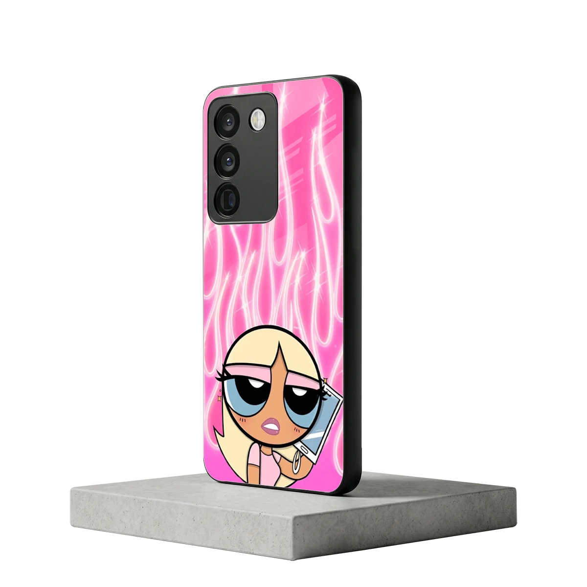 Chic Blaze vivo y200 5g mobile cover | shockproof glass phone case