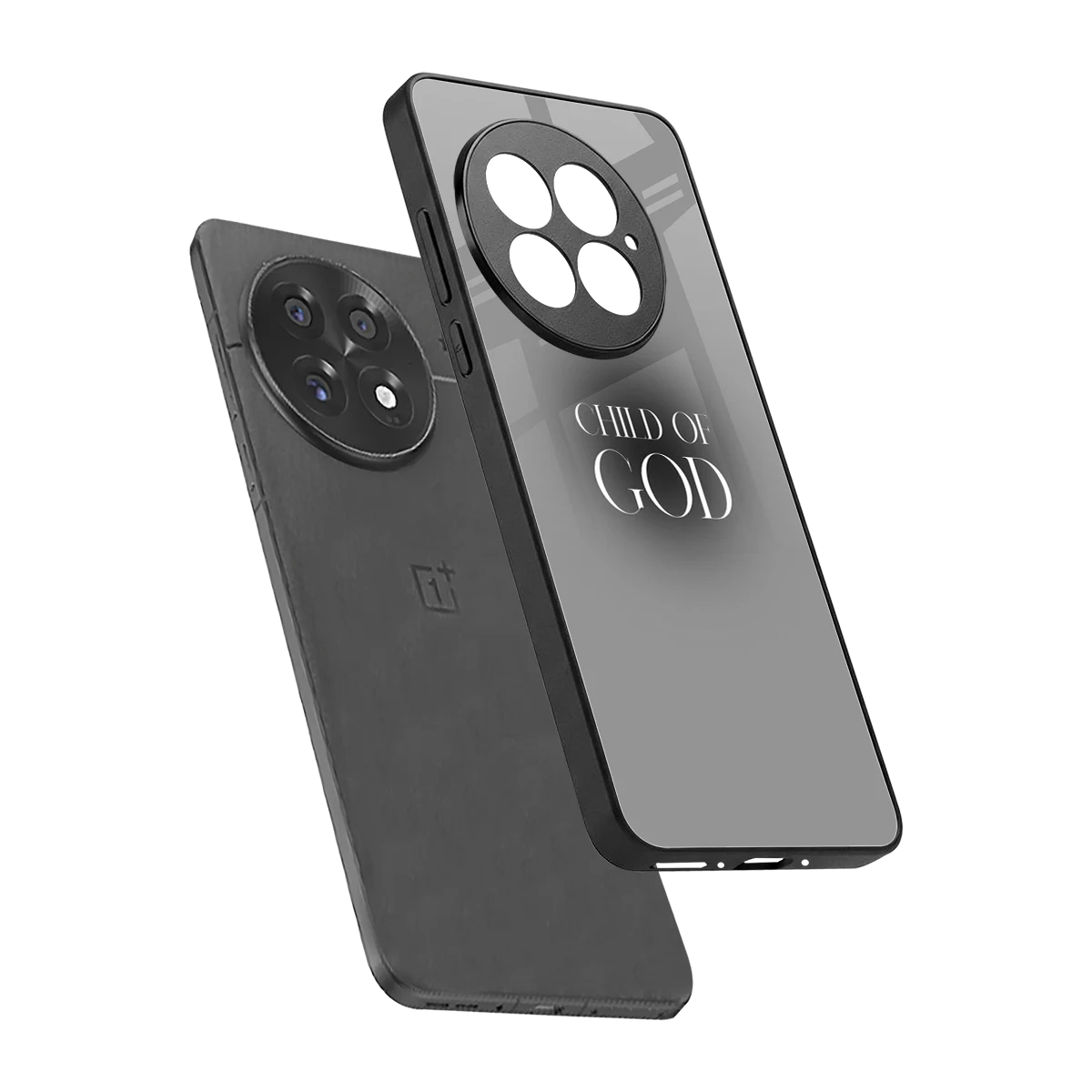 Child Of God sleek oneplus 13 cover with tempered glass back and TPU edges