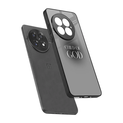 Child Of God sleek oneplus 13 cover with tempered glass back and TPU edges
