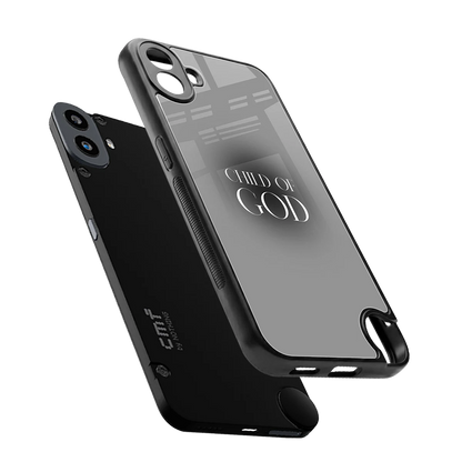 Child Of God sleek cmf nothing phone 1 cover with tempered glass back and TPU edges