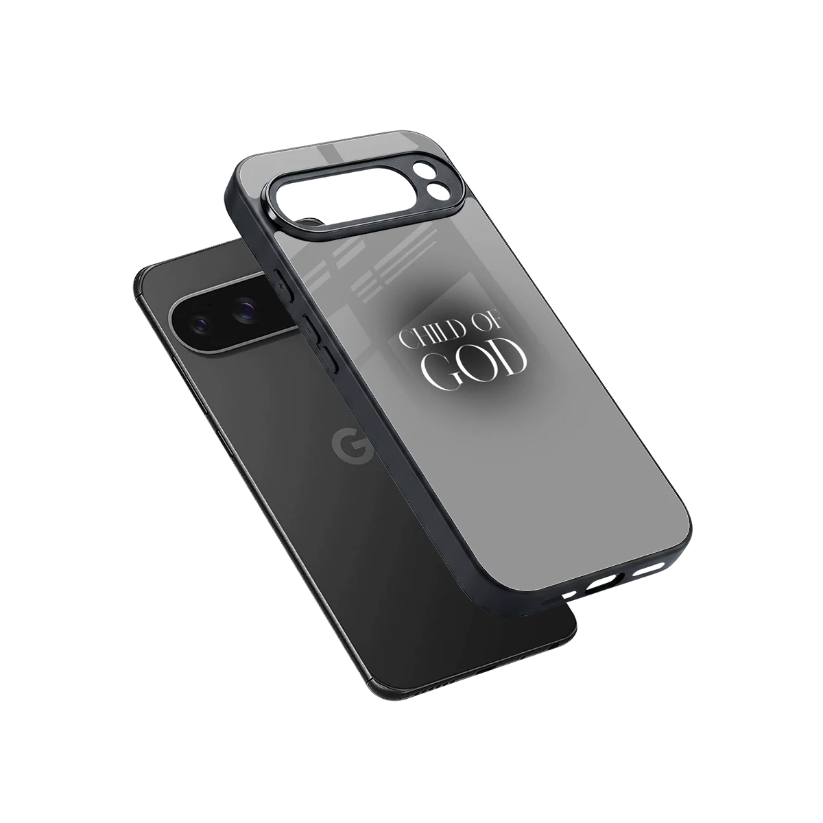 Child Of God sleek google pixel 10 pro xl cover with tempered glass back and TPU edges