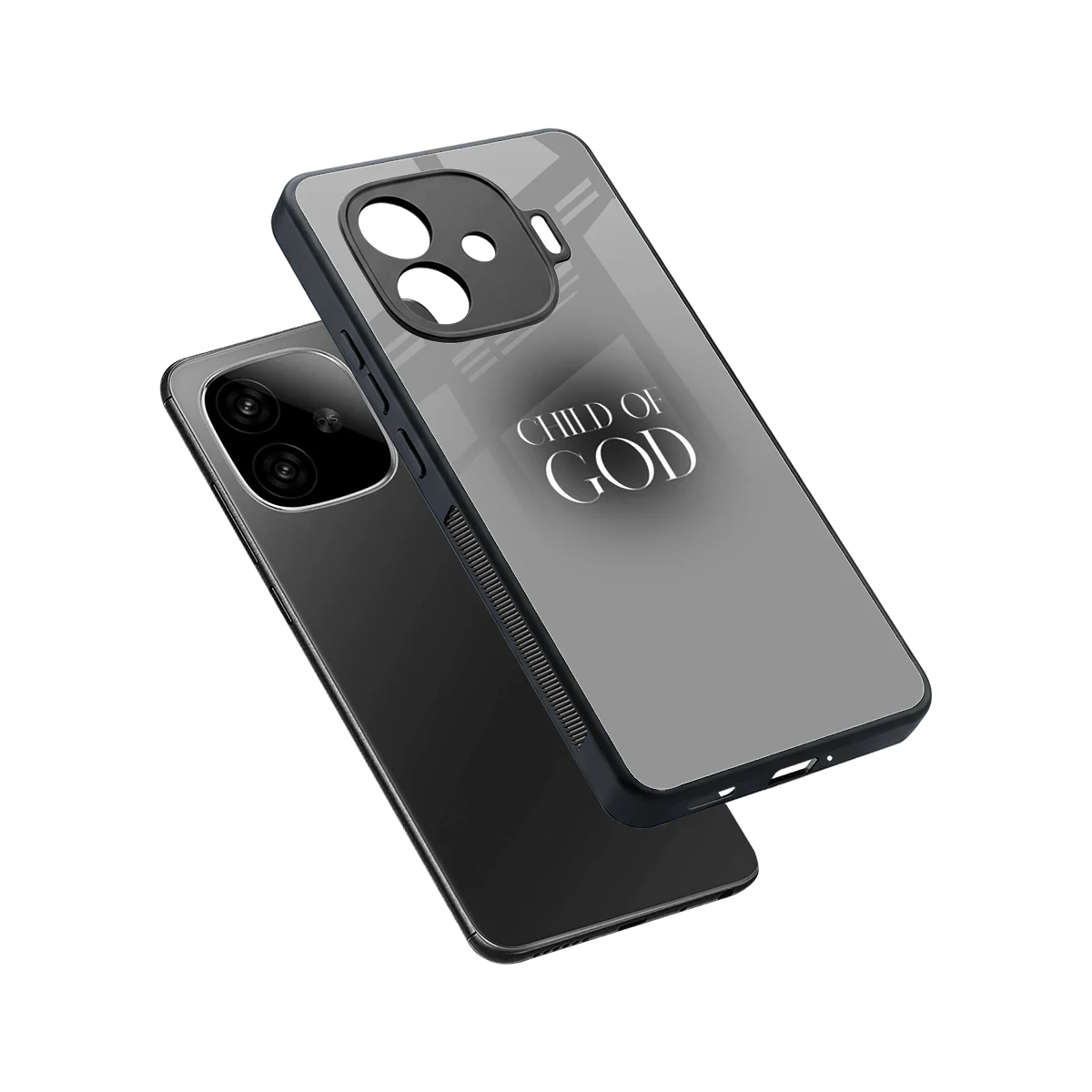 Child Of God sleek iqoo neo 10r 5g cover with tempered glass back and TPU edges