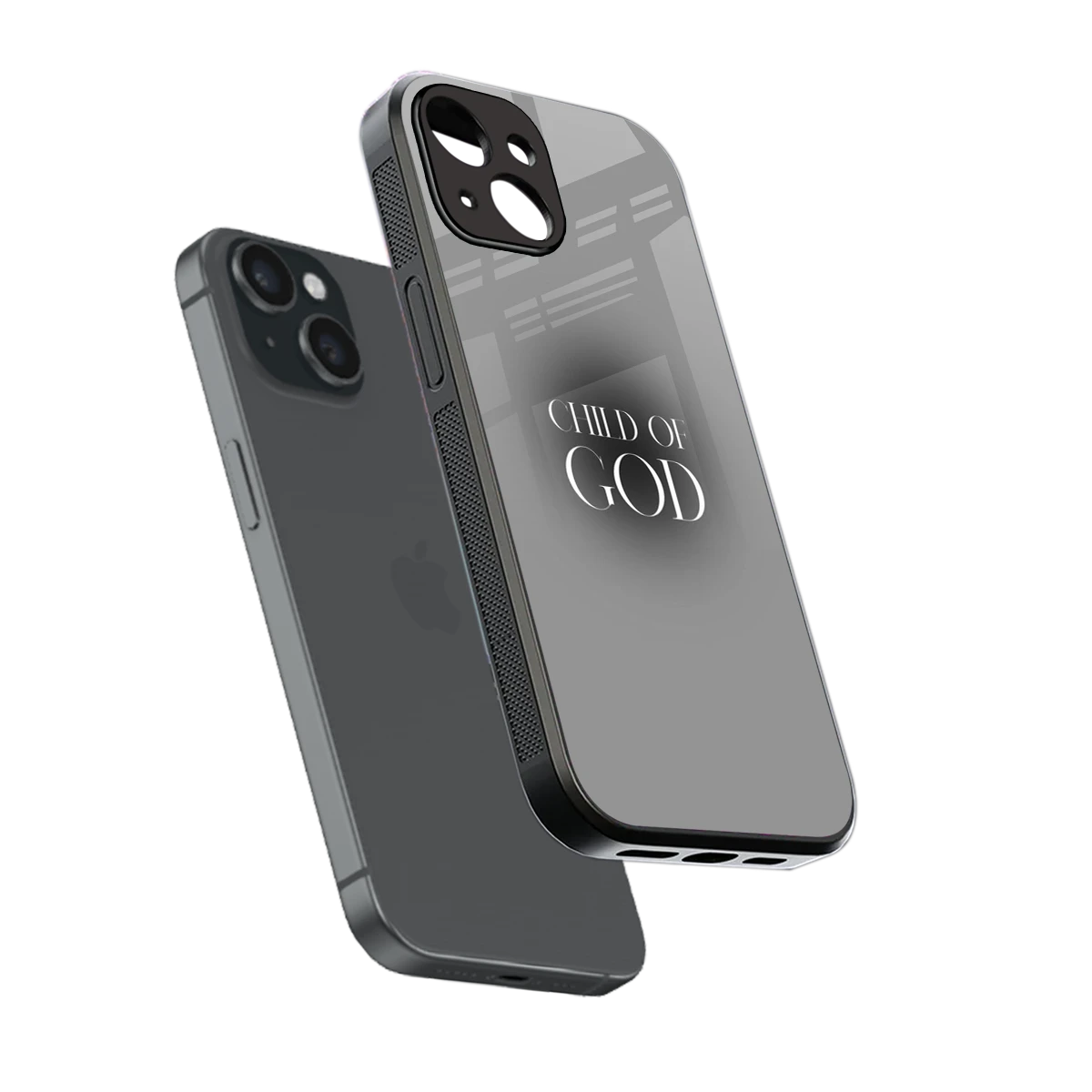 Child Of God sleek iphone 12 mini cover with tempered glass back and TPU edges