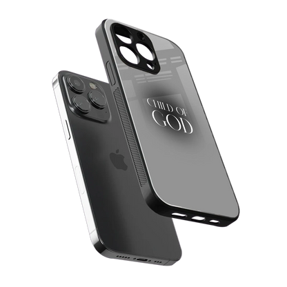 Child Of God sleek iphone 13 pro cover with tempered glass back and TPU edges