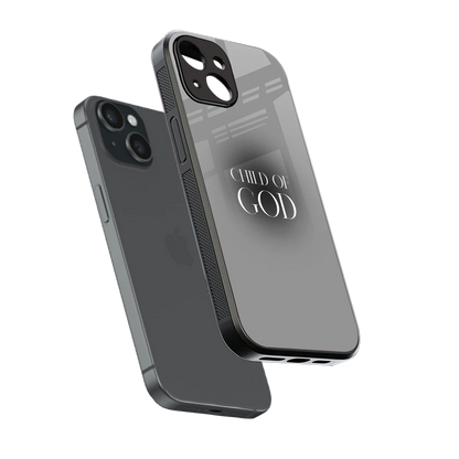 Child Of God sleek iphone 13 cover with tempered glass back and TPU edges