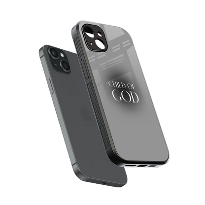 Child Of God sleek iphone 15 plus cover with tempered glass back and TPU edges