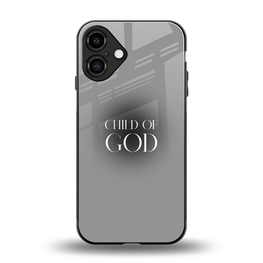 Child Of God back phone cover | glass case for iphone 16 plus