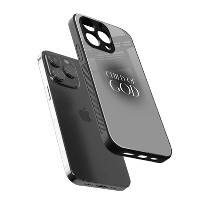 Child Of God sleek iphone 16 pro max cover with tempered glass back and TPU edges