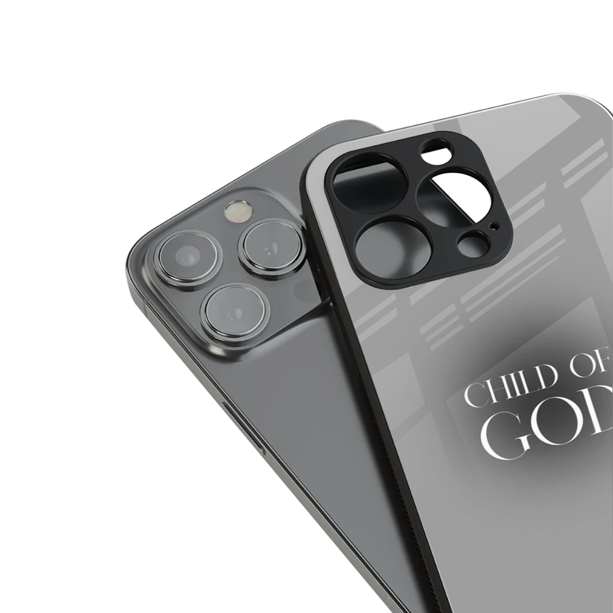 Child Of God stylish phone case for iphone 17 pro max | glossy glass and slim fit