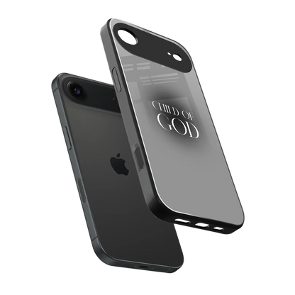 Child Of God sleek iphone air cover with tempered glass back and TPU edges