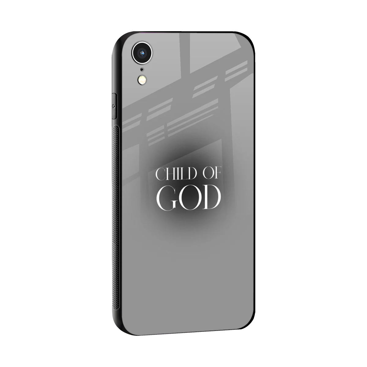 Child Of God sleek iphone xr cover with tempered glass back and TPU edges