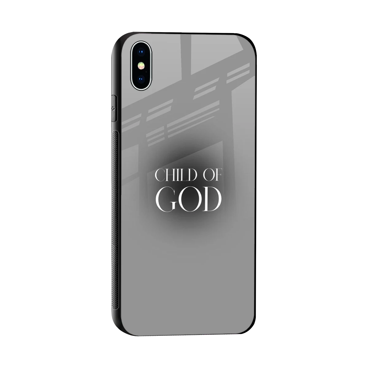 Child Of God sleek iphone xs max cover with tempered glass back and TPU edges
