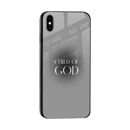 Child Of God sleek iphone xs max cover with tempered glass back and TPU edges