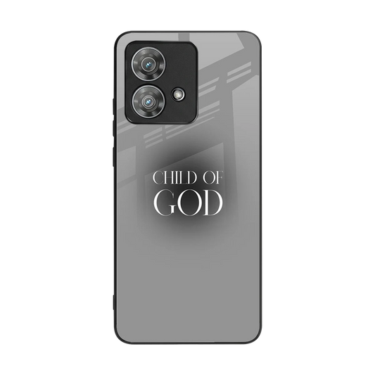 Child Of God back phone cover | glass case for motorola edge 40 neo 5g