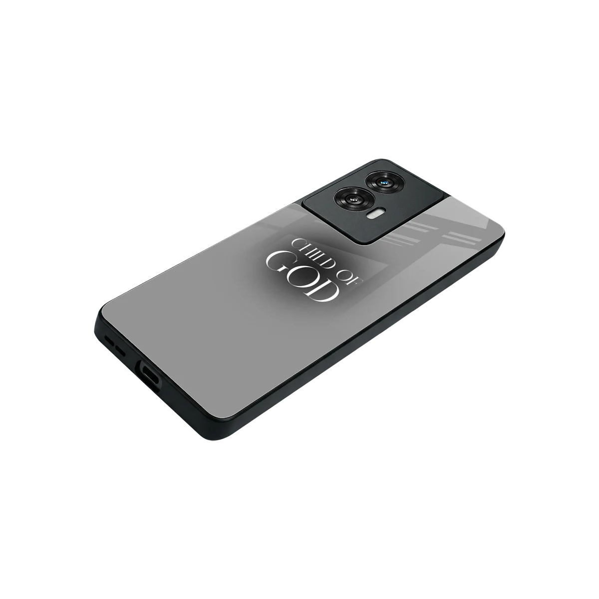 Child Of God stylish phone case for motorola edge 50 fusion | glossy glass and slim fit