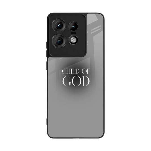 Child Of God back phone cover | glass case for motorola edge 50 pro