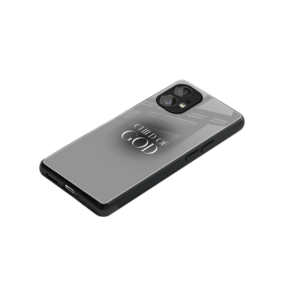 Child Of God stylish phone case for nothing phone 1 | glossy glass and slim fit