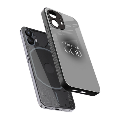 Child Of God sleek nothing phone 2 cover with tempered glass back and TPU edges