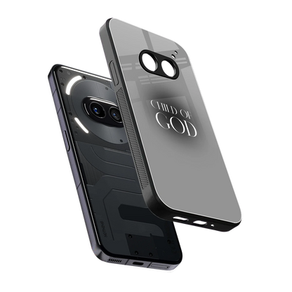 Child Of God sleek nothing phone 2a cover with tempered glass back and TPU edges
