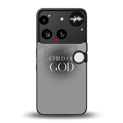Child Of God back phone cover | glass case for nothing phone 3