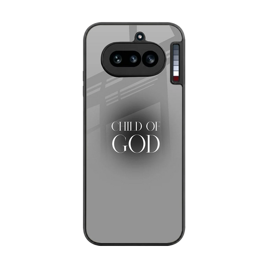 Child Of God back phone cover | glass case for nothing phone 4a