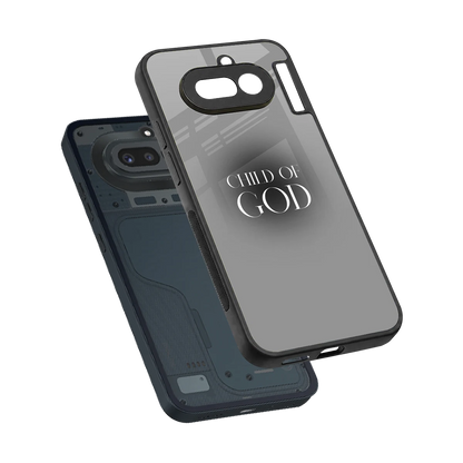 Child Of God sleek nothing phone 4a cover with tempered glass back and TPU edges