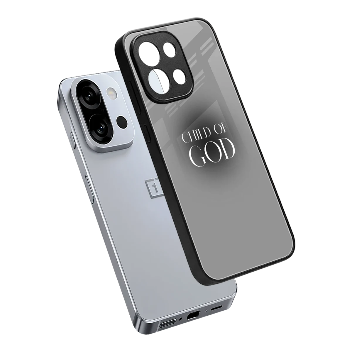 Child Of God sleek oneplus 13s cover with tempered glass back and TPU edges