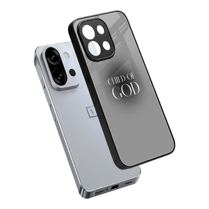 Child Of God sleek oneplus 13s cover with tempered glass back and TPU edges